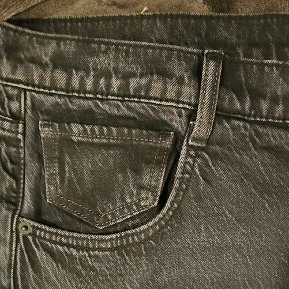 We The Free Black Just Frills Floral Velvet Fringe Jeans - Picture 5 of 13